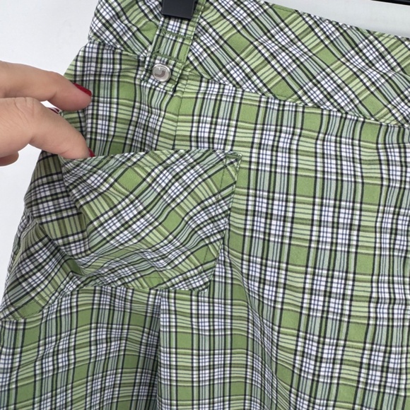 Lole Skort Women 8 Green Plaid Pleated Stretch Tennis Preppy Golf Quick Dry - Picture 2 of 15